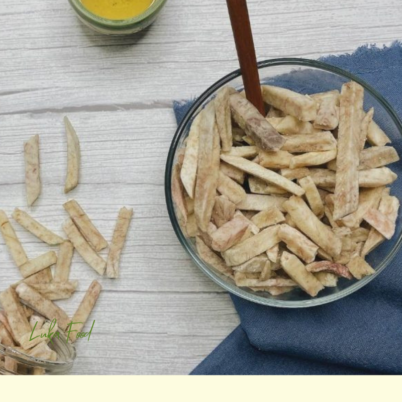 Khoai Môn Sấy Giòn 250g - Hàng Loại 1 Không Vụn, Vị Bùi Béo, Giòn Rụm, Ít Ngọt, Ăn Vặt Healthy Luka Food