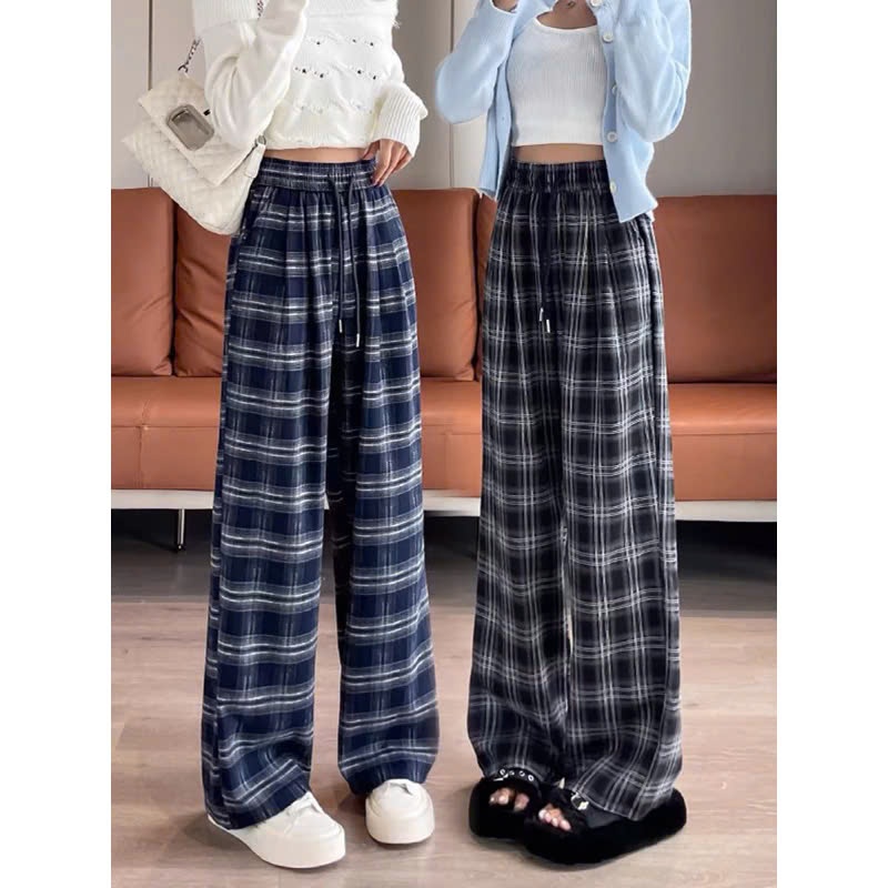 Quần Ống Rộng Nữ Chất Dạ Kẻ Mẫu Mới Hot Vải Đẹp Loại 1 Form Suông Tôn Dáng Siêu Mềm Mịn,Co Giãn Mặc Ấm