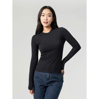 Áo giữ nhiệt dài tay cổ tròn nữ vải thun cotton cao cấp- MS1001