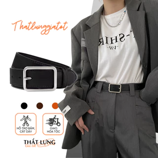 Thắt lưng nam nữ bản nhỏ phong cách Hàn Quốc, dây nịt học sinh đơn giản TL034 - Thắt Lưng Giá Tốt