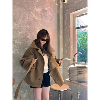 Áo khoác dạ cổ đứng Cashmere dày dặn cao cấp