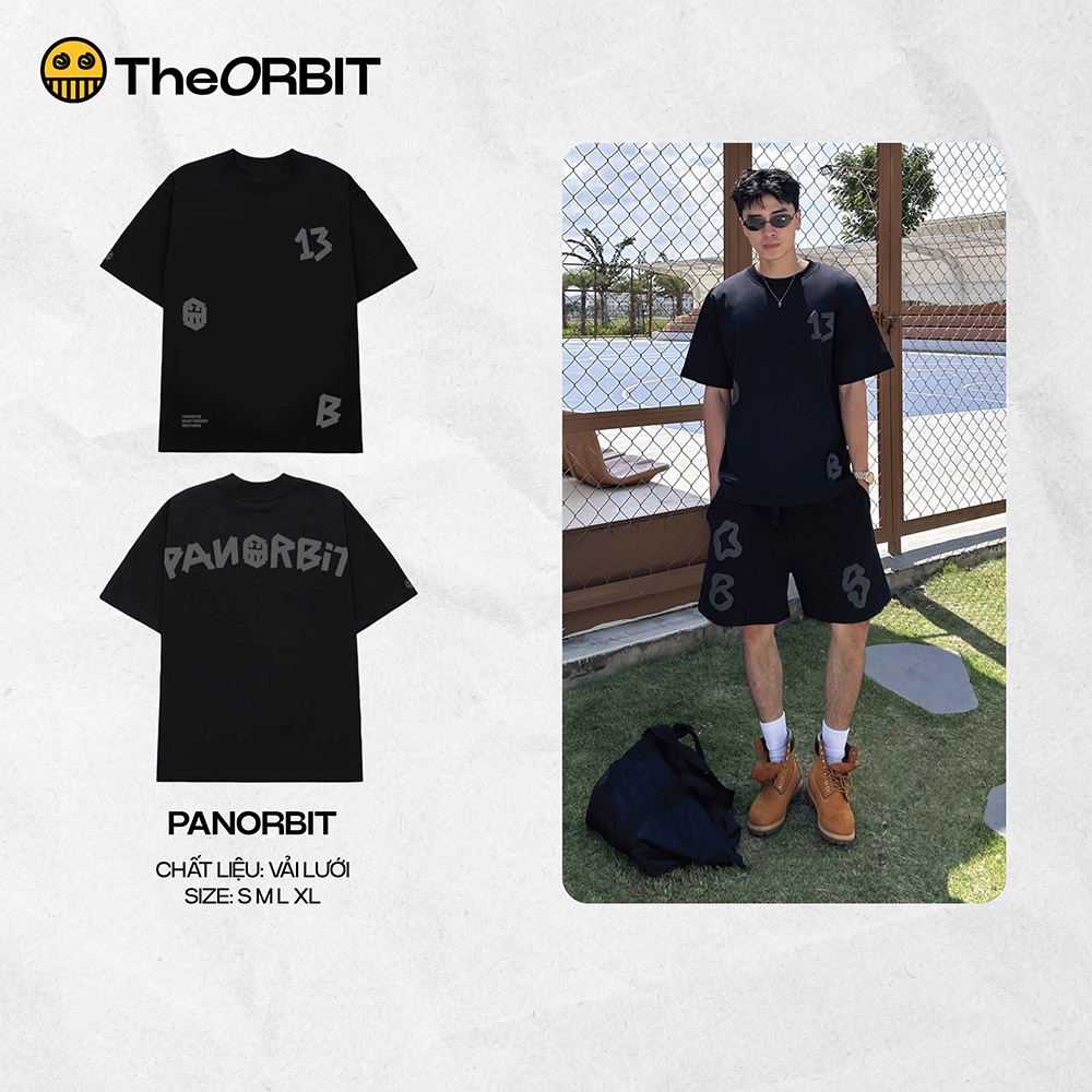 Áo thun nam nữ The ORBIT PANORBIT Tee T-Shirt Cotton oversize form rộng cổ tròn