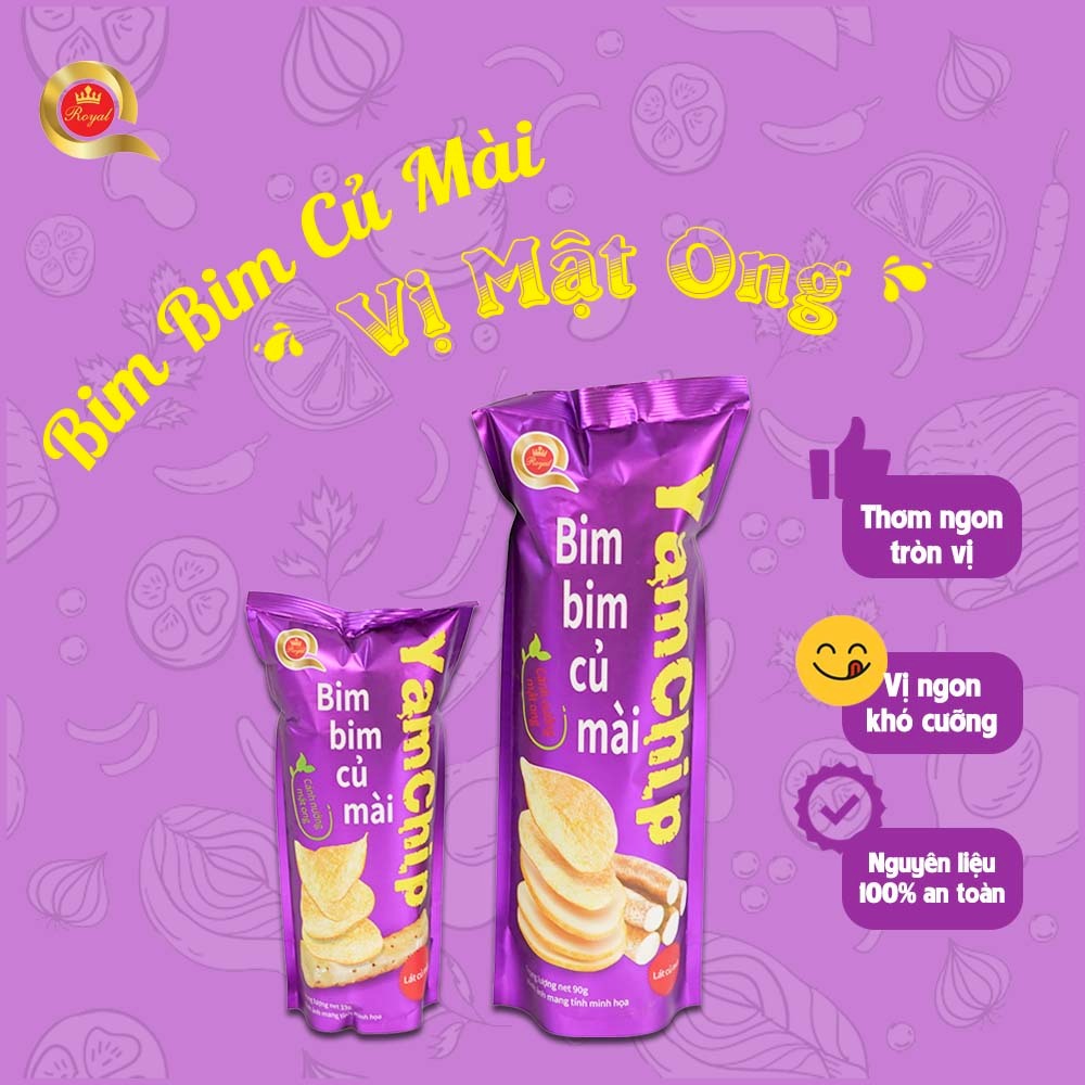 Bim Bim Củ Mài - Q Royal - Vị Mật Ong | Shopee Việt Nam