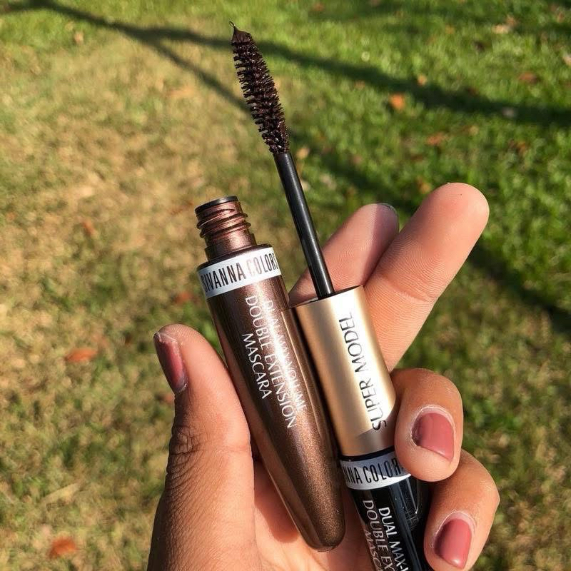 Mascara Sivanna 2 đầu (2 màu đen-nâu) HF901. Sản phẩm chống nước, chống lem trôi, 2 màu sắc chuẩn cho lông mày và mi.