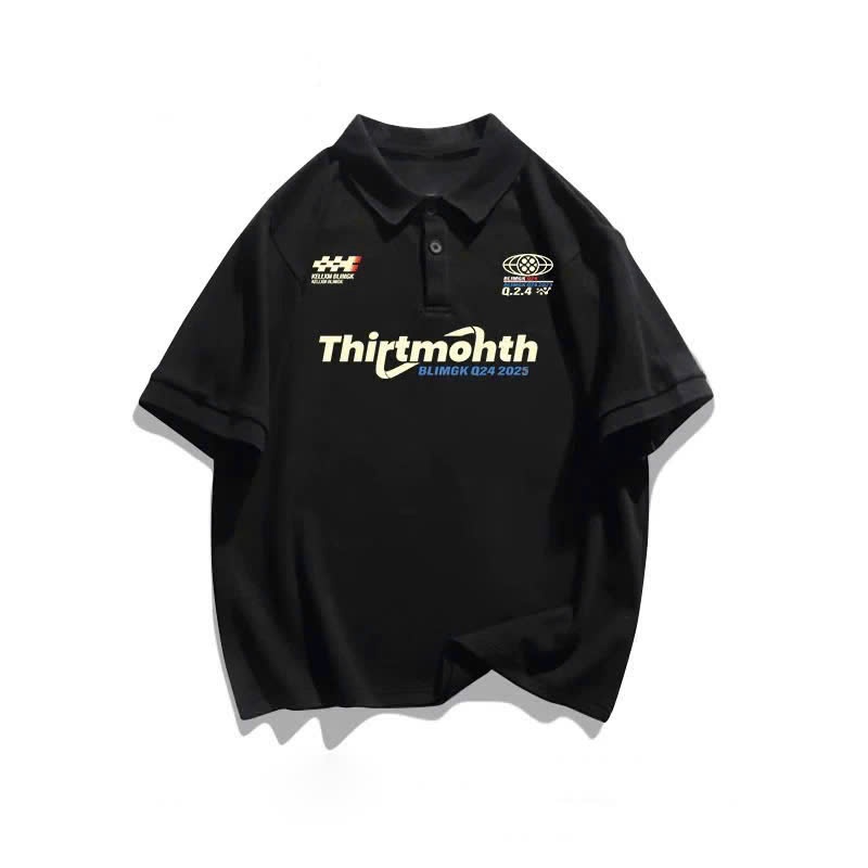 Áo thun POLO tay ngắn THIRDMONTH TAYMAX ICVCVNI Unisex menwear