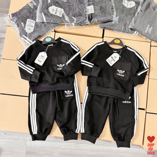 Bộ Áo khoác+Quần_Set A.didas bé trai bé gái phối túi vải gió (Shop yêu thích)
