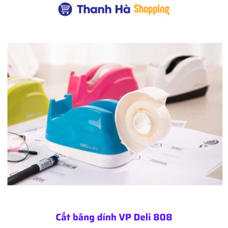 Cắt băng dính Văn phòng Deli 808