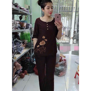 Thun Phối # Quần Áo Nữ Đi Chùa