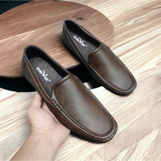 Giày lười nam da trơn đế khâu kiểu dáng lịch lãm sang trọng size 39 đên 44 (CLRK)
