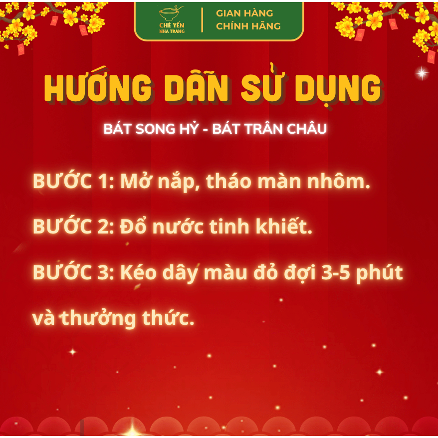 YẾN TỰ SÔI BÁT VÀNG - NHÂN SÂM HÀN QUỐC - 100% YẾN THẬT - 44.8 GRAM YẾN TƯƠI + QUÀ TẶNG