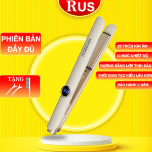 Máy duỗi tóc ion âm Hyundai, làm nóng nhanh, tạo kiểu dễ dàng giúp bảo vệ không gây hư tổn cho tóc
