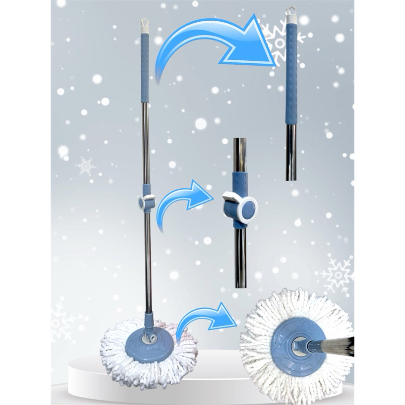 Cây lau nhà dùng được cho mọi bộ lau nhà, cây lau 360 độ Vinasu