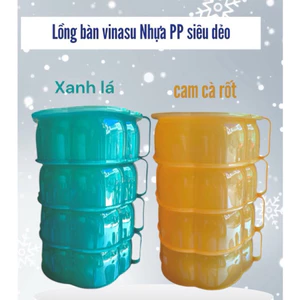 Lồng bàn 3 , 4 tầng đa công dụng Vinasu VNS293 tặng 1 cây chà nồi cao cấp ( giao màu ngẫu nhiên )