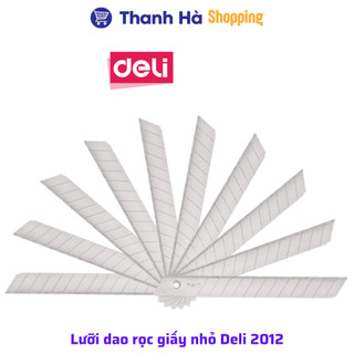 Dao rọc giấy cỡ nhỏ Deli 2031 và Lưỡi dao rọc giấy nhỏ Deli 2012 - Dao trổ cỡ nhỏ