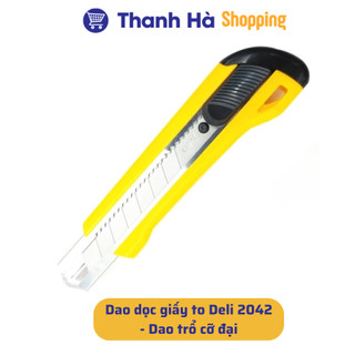 Dao rọc giấy to Deli 2042 và Lưỡi dao rọc giấy to Deli 2011.png