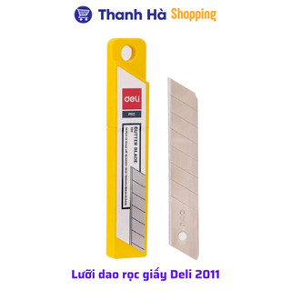Dao rọc giấy to Deli 2042 và Lưỡi dao rọc giấy to Deli 2011.png
