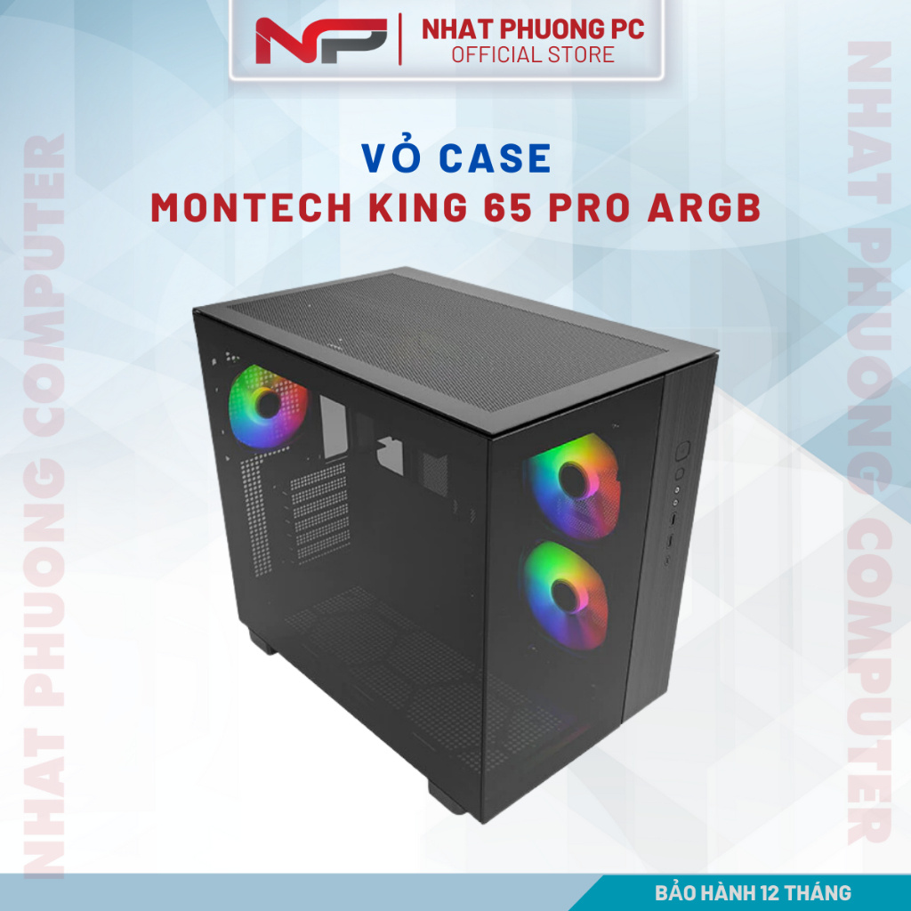 Vỏ case máy tính Montech King 65 Pro ARGB - Hàng Chính Hãng | Shopee ...