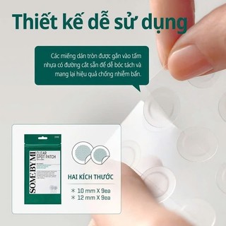 (Mẫu mới) Miếng Dán Some By Mi làm sạch Mụn Thần Kỳ Cho Mọi Loại Da Spot Patch