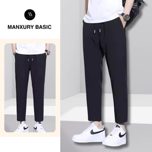 Quần âu nam cạp chun ống suông, quần baggy nam co giãn ống rộng phong cách Ulzzang Hàn Quốc 6502