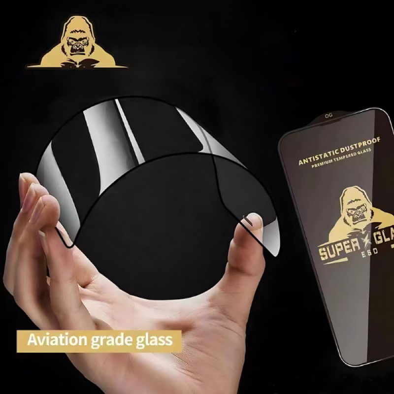 Kính cường lực Kingkong cho IPhone 6G đến 17Promax -  cảm ưng mượt - chống xước - chống vân tay