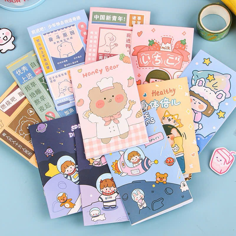 Tập 10 sổ tay mini, sổ tay ghi chú mini cute dễ thương nhỏ gọn, bỏ túi ...