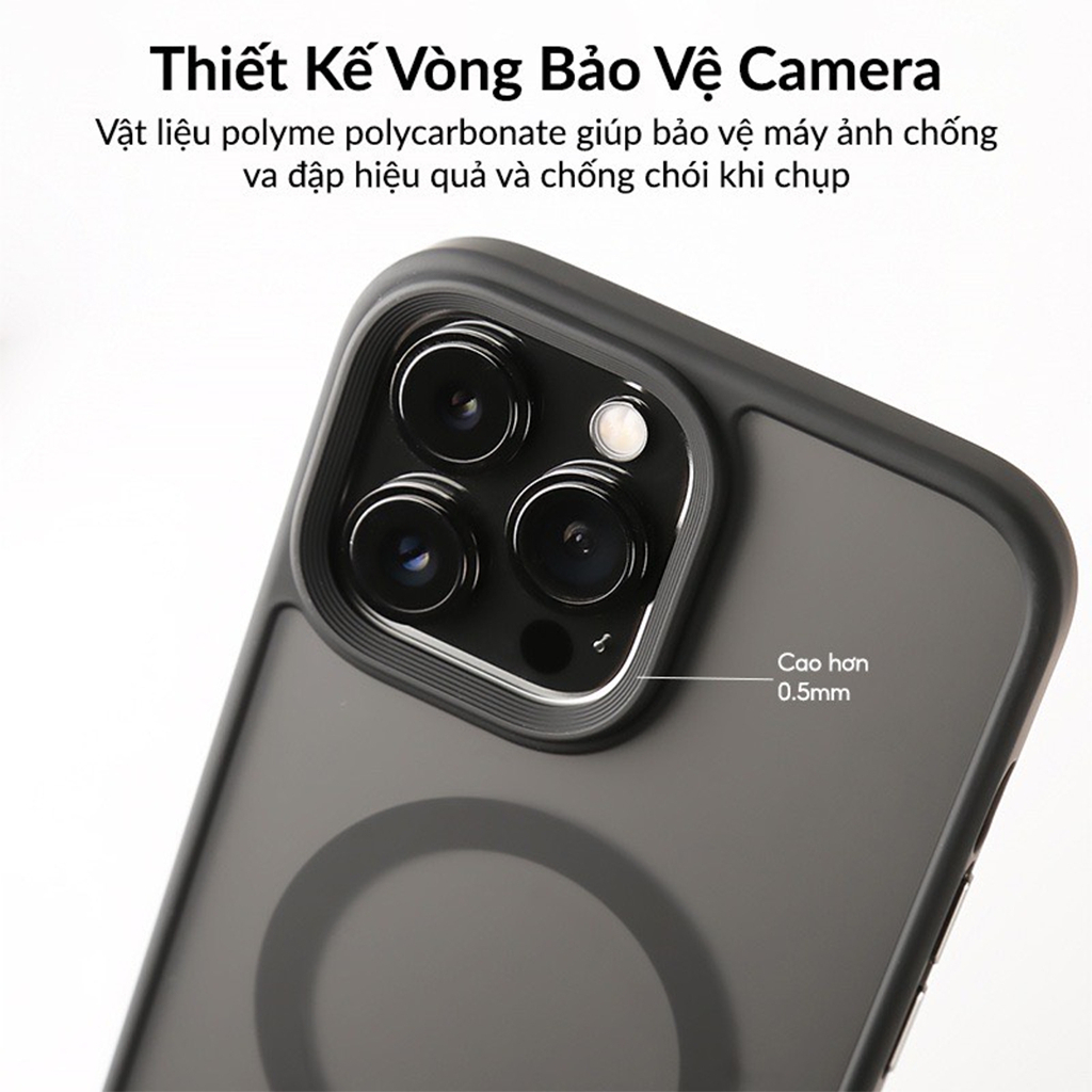 Ốp Likgus hỗ trợ sạc không dây IPhone 17Promax 11 12 13 14 15 16Pro-Lưng nhám chống vân tay