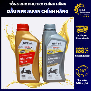 [Thùng 24 chai] Nhớt xe máy - Nhớt xe tay ga, xe số - Dầu nhớt xe máy chính hãng NPR JAPAN