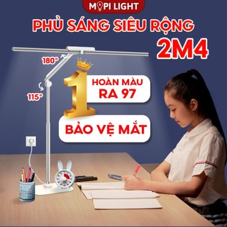 Đèn học để bàn chống cận bảo vệ mắt, đèn bàn làm việc Mopi Light chân đế/ kẹp bàn ánh sáng không nhấp nháy RA/CRI 95-97