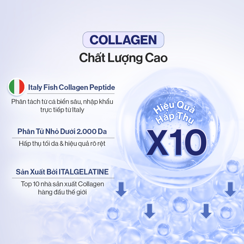 Ảnh Combo 2 Hộp bột uống Collagen Gilaa Cao Cấp Kết Hợp Saffron (120 gói x 2g) 4