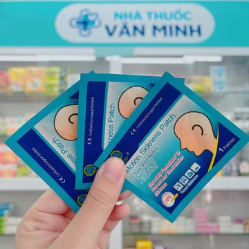 (Combo 5 Miếng) Miếng Dán Chống Say Tàu Xe Giảm Buồn Nôn, Đau Đầu, Chóng Mặt Khi Đi Tàu Xe