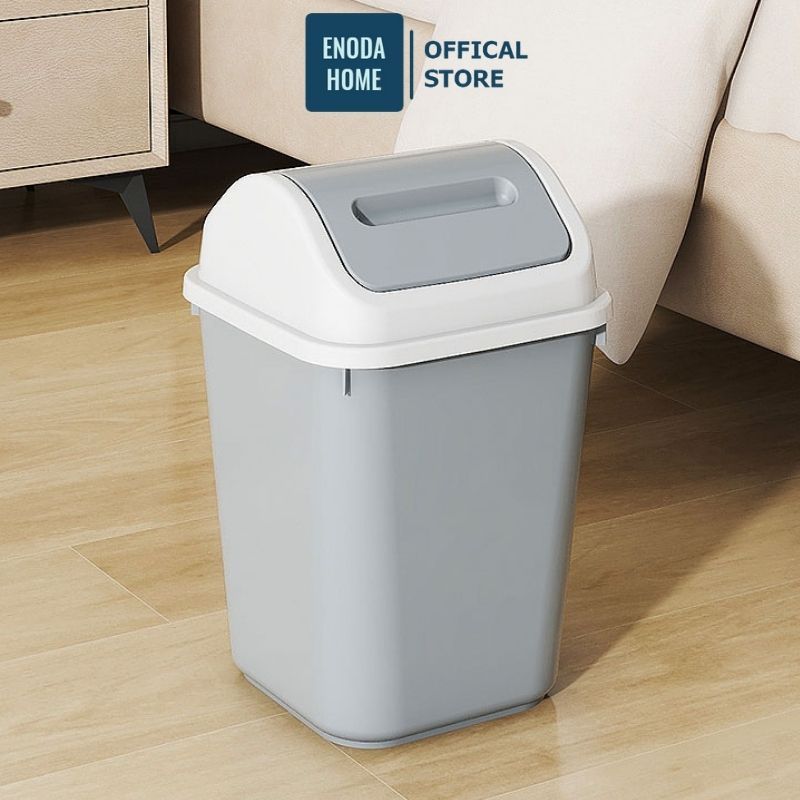 Thùng Đựng Rác Nắp Lật ENODA HOME, Thùng Rác Văn Phòng 2 Kích Thước TR031