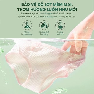 [MUA 1L TẶNG 1L] Nước Giặt Đồ Lót TopGia Dịu Nhẹ Cho Da, Sạch Mùi Hôi, Nano Bạc Kháng Khuẩn, Túi 1L