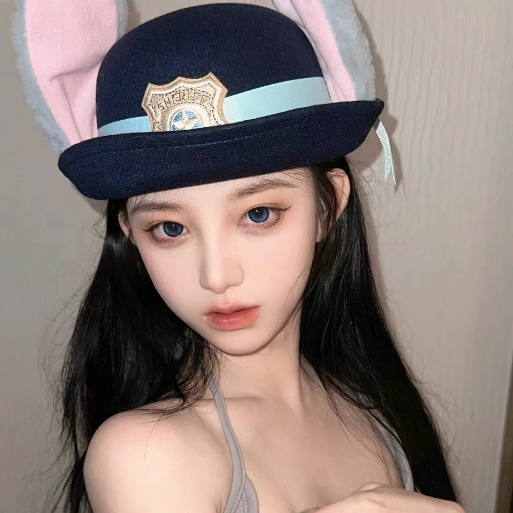 🎩 Mũ cosplay thỏ cảnh sát Judy Zootopia 🎀 | Shopee Việt Nam