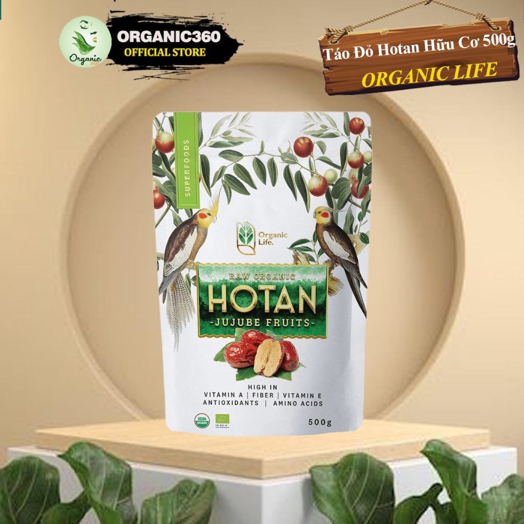 Ảnh Táo đỏ Hotan Hữu cơ ORGANIC LIFE Raw Organic Hotan Jujube Fruits 250g 500g 1