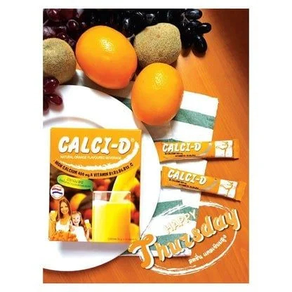 [ Mua 5 tặng 1 ] Bột Pha Nước Giải Khát Calci-D Bổ Sung Calium Và Vitamin (Dạng Gói 20g)