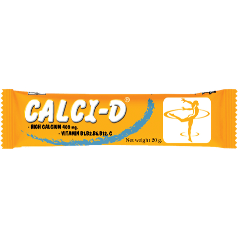 [ Mua 5 tặng 1 ] Bột Pha Nước Giải Khát Calci-D Bổ Sung Calium Và Vitamin (Dạng Gói 20g)