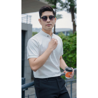 [OUTLET]  Áo Thun Cổ Đứng Camio Có Khoá Timeless CMO09