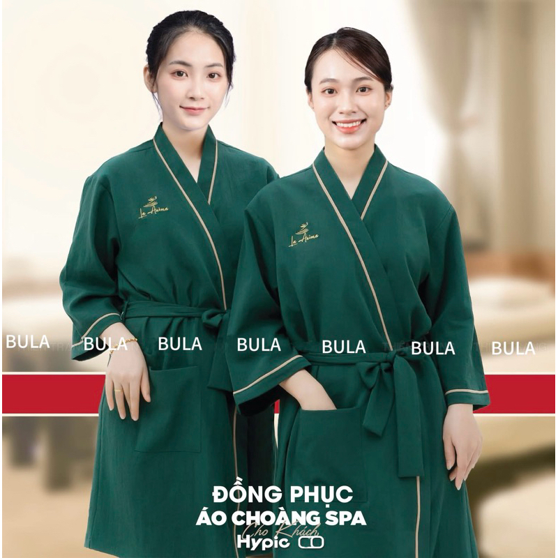 Áo Choàng bệnh nhân spa,thẩm mỹ viện ,cao cấp chất liệu cotton lạnh