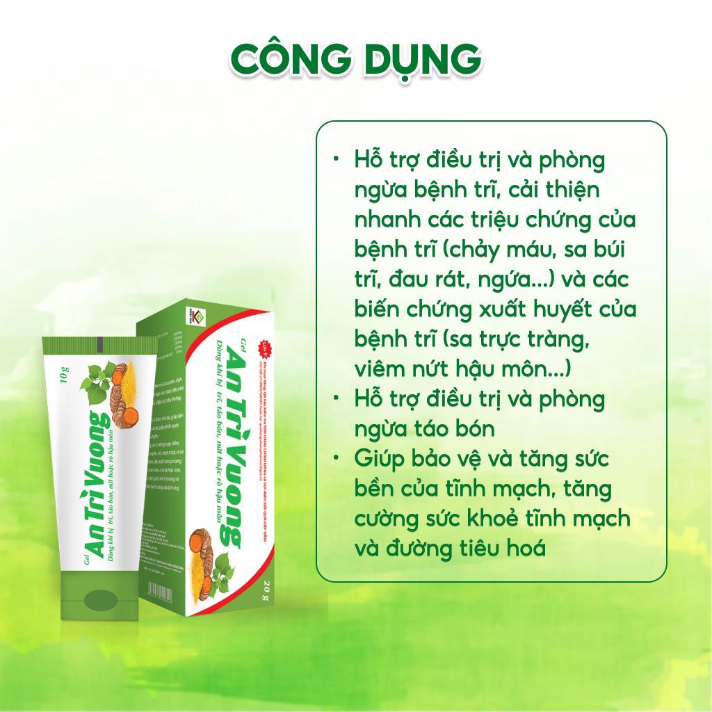 Ảnh Gel Cải Thiện Trĩ Nội, Ngoại, Táo Bón An Trĩ Vương Gel, Giảm Nứt Kẽ Hậu Môn, Ngừa Viêm Nhiễm (20g/H) 4
