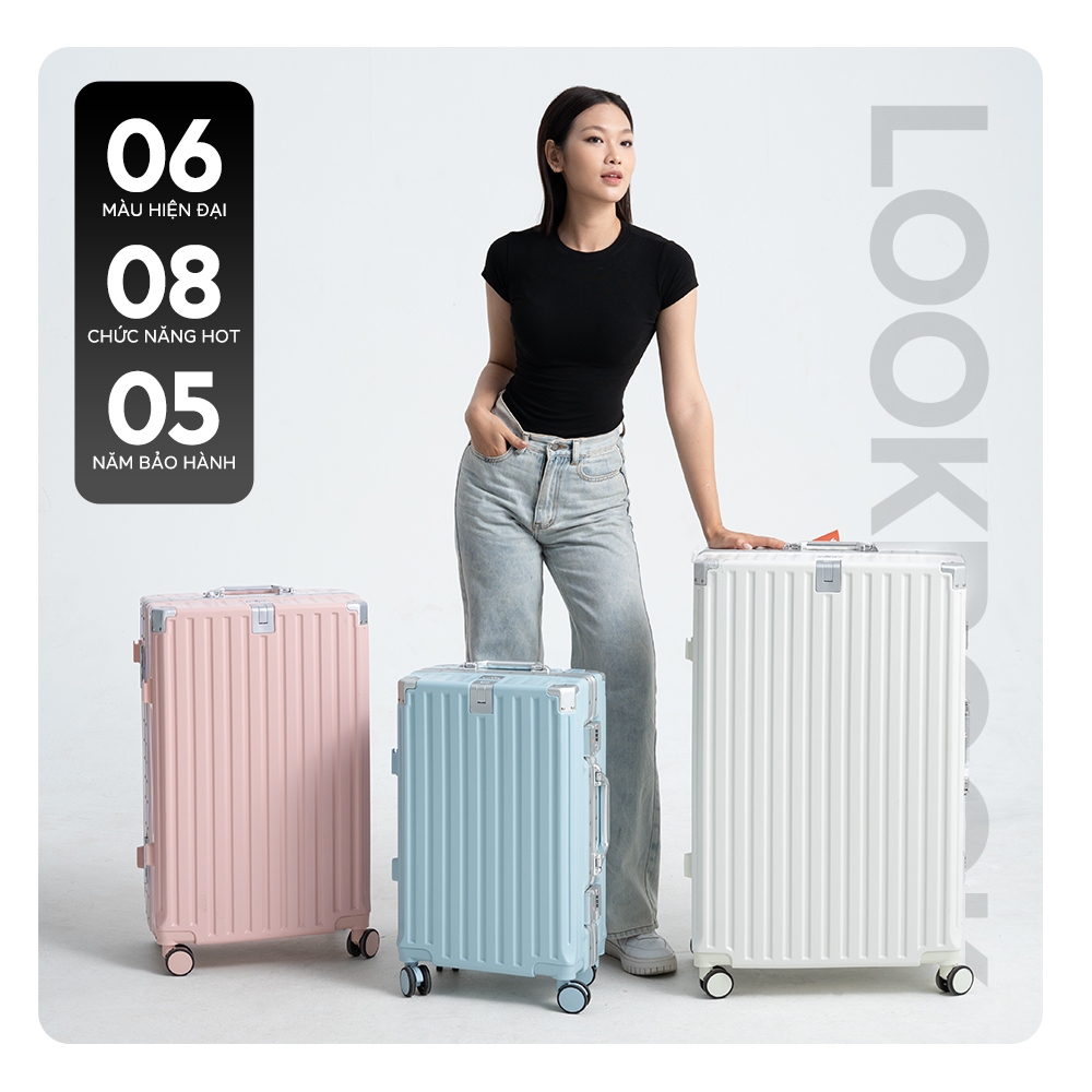 Vali Du Lịch 9066 Bamozo Size 28 Cao Cấp Bo 4 Góc Chống Va Đập Bảo Hành 5 Năm_9066 | BigBuy360 - bigbuy360.vn