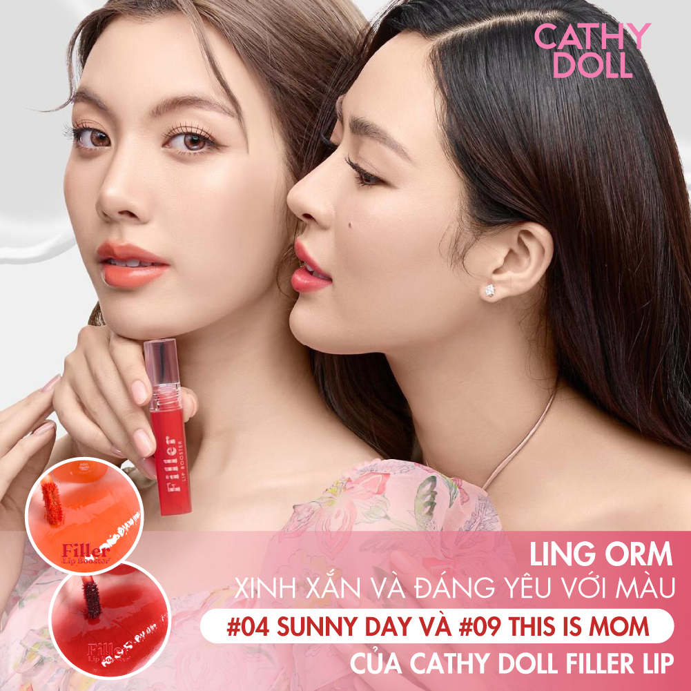 Ảnh Son Kem Bóng Cathy Doll Filler Lip Booster 3.3g 4