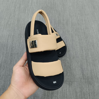 Giày Sandal Nữ 2 Quai Da Mềm,Dép Quai Hậu Nữ Phong Cách Hàn Quốc.