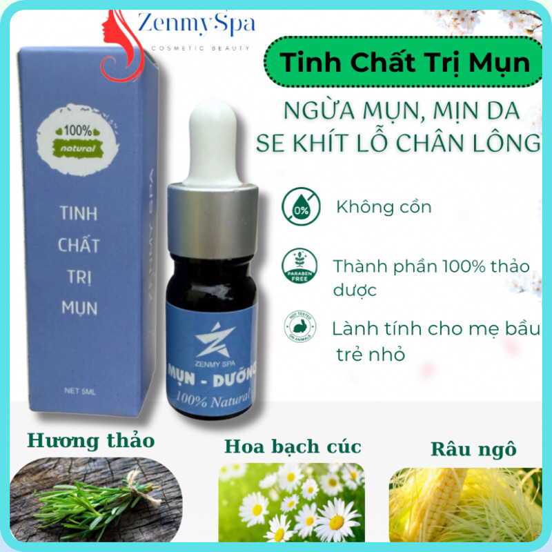 Serum thảo dược giảm mụn, mờ thâm 7 ngày Zenmy spa (Tinh chất trị mụn)