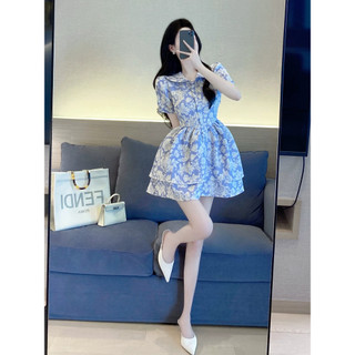 Váy dáng xòe hai tầng KYE trẻ trung Cyna dress