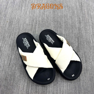 Dép Nữ DINOSA Hai Quai Chéo Cao 6CM Dễ Thương, Dép Bánh Mì Đế Xuồng Phong Cách Hàn Quốc.