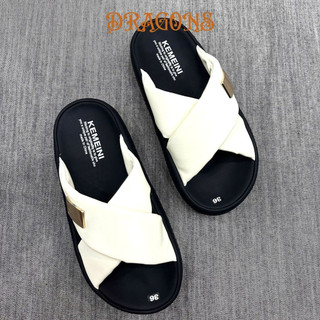 Dép Nữ DINOSA Hai Quai Chéo Cao 6CM Dễ Thương, Dép Bánh Mì Đế Xuồng Phong Cách Hàn Quốc.
