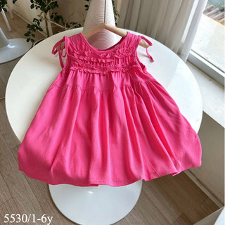 Váy sát nách chất linnen mềm mát cho bé gái 1-7 tuổi (9-26kg) N0141