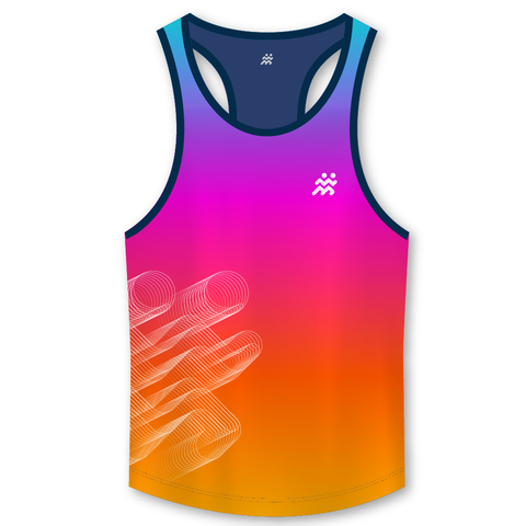Áo Singlet Chạy Bộ Nam/Nữ Finisher TGCB 100% Polyester, Siêu Thấm Và Nhanh Khô
