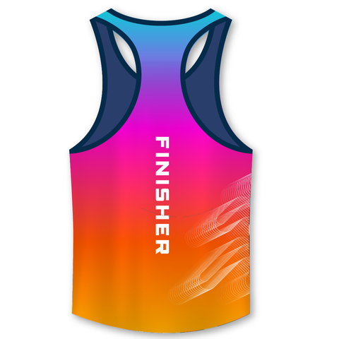 Áo Singlet Chạy Bộ Nam/Nữ Finisher TGCB 100% Polyester, Siêu Thấm Và Nhanh Khô
