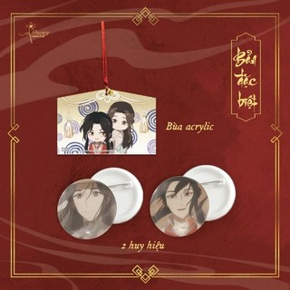 [Kèm Bùa Cầu May Arcrylic,Ticket Hologram,Photostrip,2 Huy Hiệu] Thiên Quan Tứ Phúc Bản Hoạt Hình Tập 3(Bản Đặc Biệt)